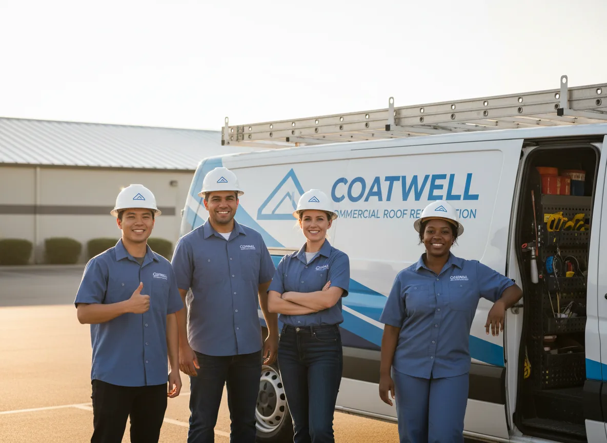 Commercial roof coating company in Fairfield, ID